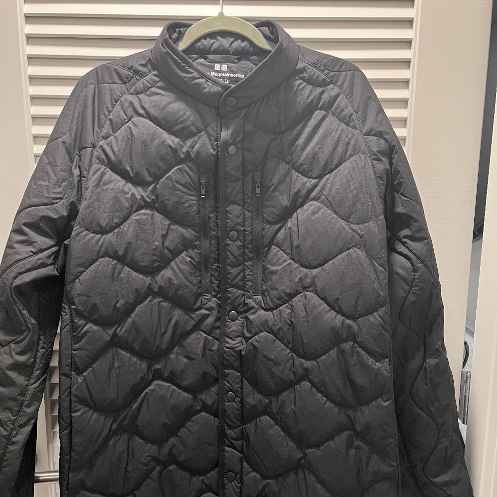 Uniqlo quilted light down coat